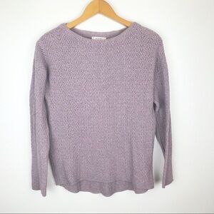 Sioni Long Sleeve Purple sweater Size S
